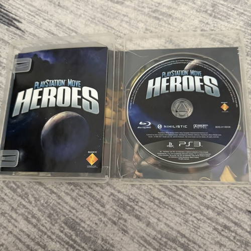 PlayStation Move Heroes PS3 game used, complete in very good condition