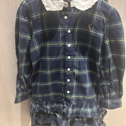 Ralph Lauren dress with belt for 4-year-old girl like new