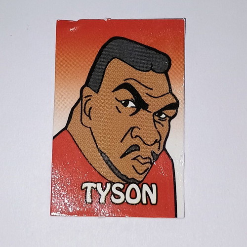 Mike Tyson mini card used, Guess Star 2x3 cm