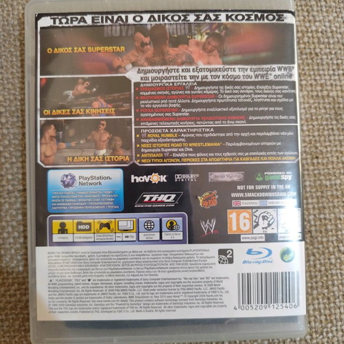 Ps3 Smack Down Vs Raw 2k10 used