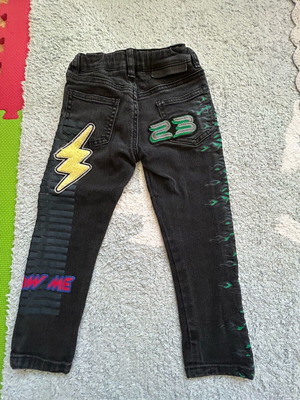 Stella MCcartney kids' jeans like new, black, size 4