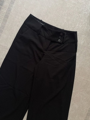 Zara pants black, mid-rise, like new, size S