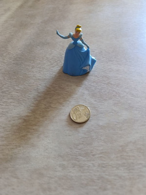 Cinderella princess figure used