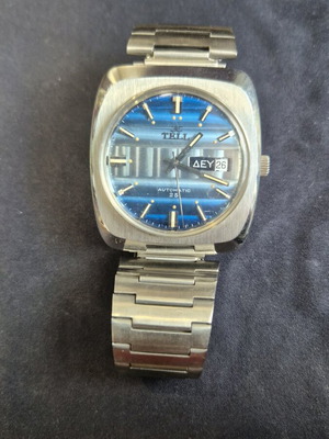 Vintage αυτόματο ρολόι Tell σαν καινούργιο