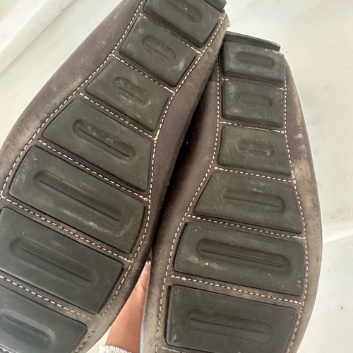 Zara leather moccasins brown like new, size 41
