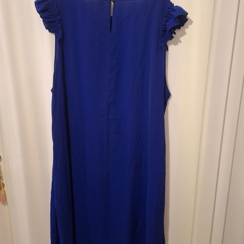 Shein Curve 4XL royal blue dress with ruffles new with tag