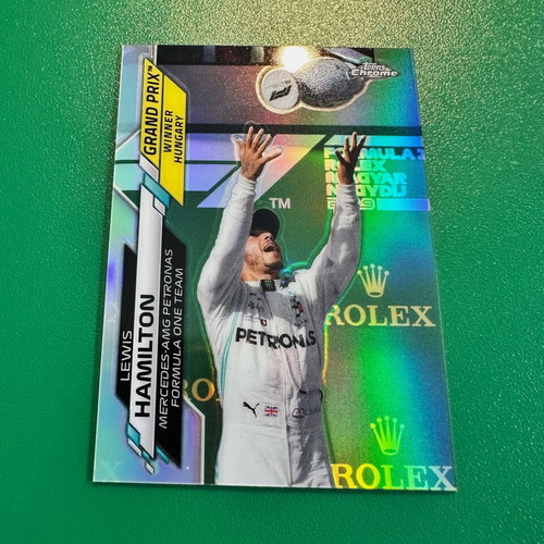 Topps Chrome Formula 1 Card Lewis Hamilton Grand Prix Winner 2020 new