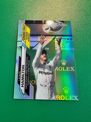Topps Chrome Formula 1 Card Lewis Hamilton Grand Prix Winner 2020 new