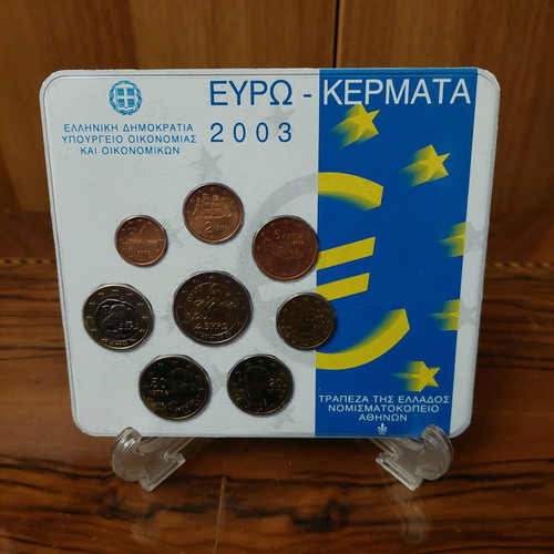 Greece euro 2003 blister new from Bank of Greece