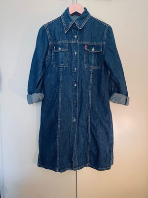 Jeans dress new, 100% cotton, size XL, blue