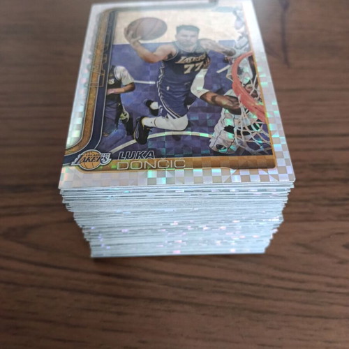 Topps Chrome NBA Basketball 70 Card Lot with Luka Doncic parallels and inserts