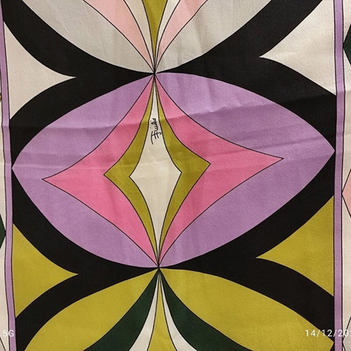 Emilio Pucci silk scarf multicolor like new vintage