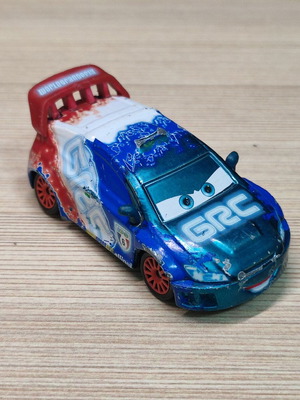 Mattel Disney Pixar Cars Raoul Caroule метално употребявано количка