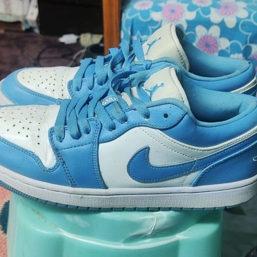 Jordan 1 Low White Ice Blue like new, size 43