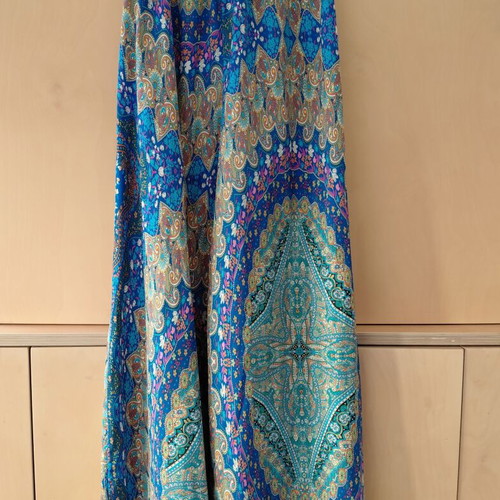 Boho set with pants and crop top one size like new