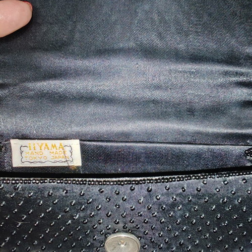 Hiyata Vintage Handbag Tokyo Japan like new, black