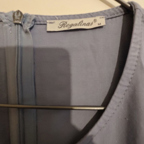 Regalinas jumpsuit medium used, sleeveless turquoise blue
