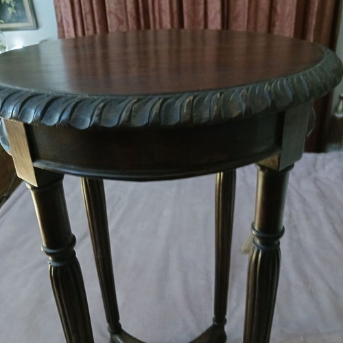 Vintage antique solid wood coffee table like new