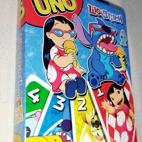 Uno Lilo and Stitch cards new Disney heroes family game