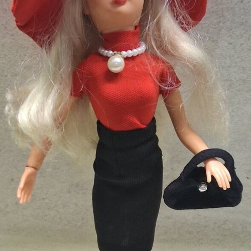 Bibibo Boulouka A period doll with Sindy Pedigree body and black ballerinas