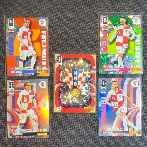 Croatia Panini Adrenalyn XL FIFA World Cup 2026 card lot of 5, new