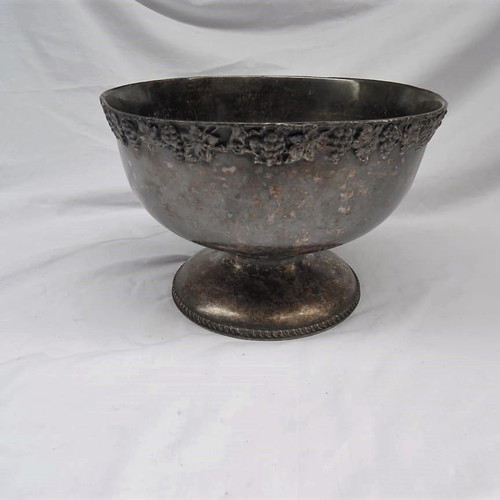 Prewar silver-plated decorative vessel from America