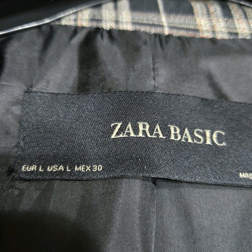 Zara checked suit like new, size large