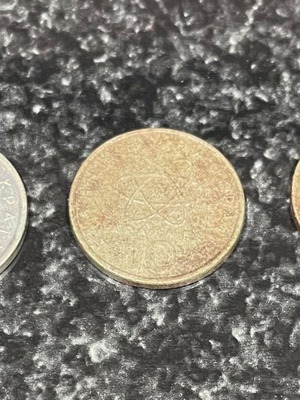 10 Drachma Coins used, 1986 and 2000 Greece