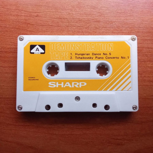 Sharp Promo Demonstration Tape 1980s used, made in Japan