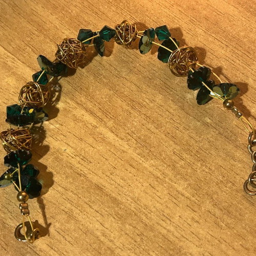 Handmade bracelet new with adjustable clasp