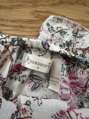 Strapless floral beach dress used