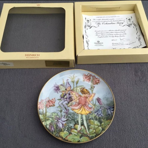 Bradex Villeroy & Boch Wall Plates "Flower Fairies" new, set of 6