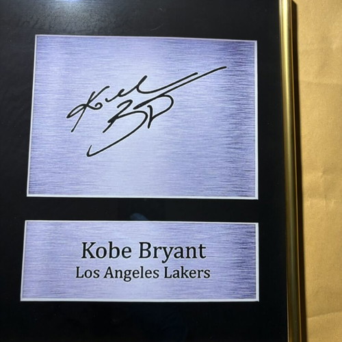 Kobe Bryant Replica Signed Poster new, Los Angeles Lakers