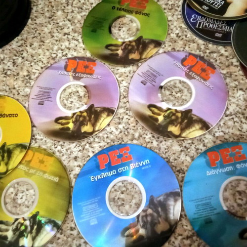 Rex DVD collection like new, 7 discs with crime movies