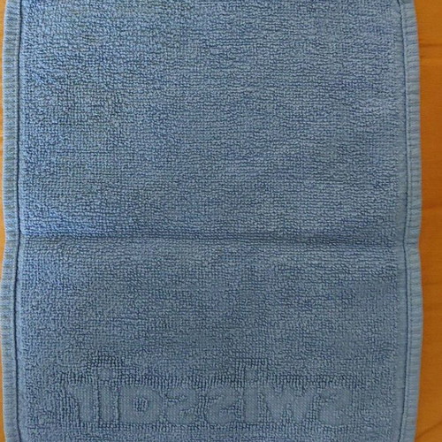 Swissair collectible towel from 1986 used