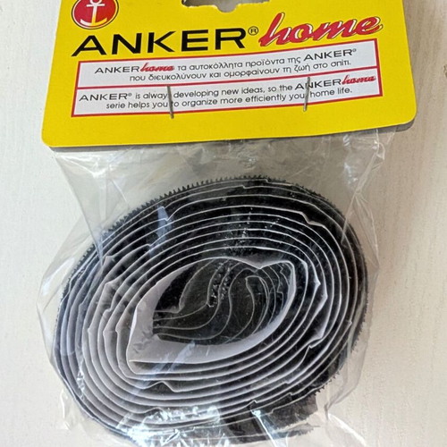 Velcro tape Anker 2Mx20mm black new