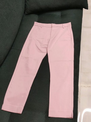 Λίλα παντελόνι Bershka σαν καινούργιο, μέγεθος XS, ροζ και μωβ