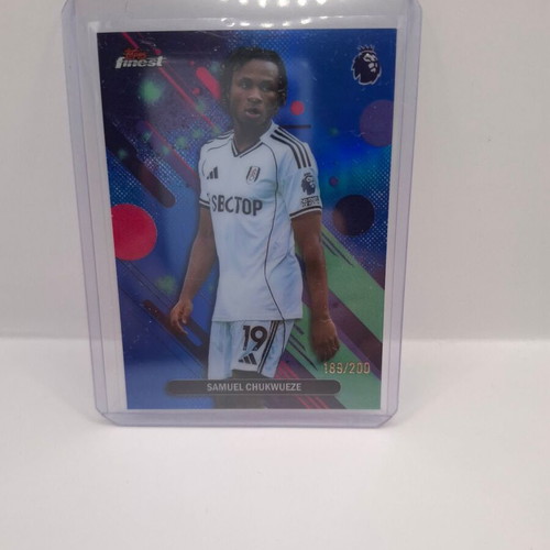 Samuel Chukwueze 2026 Topps Finest Premier League #44 card like new
