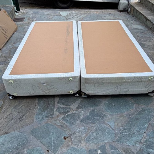 Double bed with mattress used 1.60x2 meters