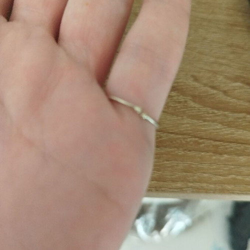 925 silver chevalier ring, adjustable size