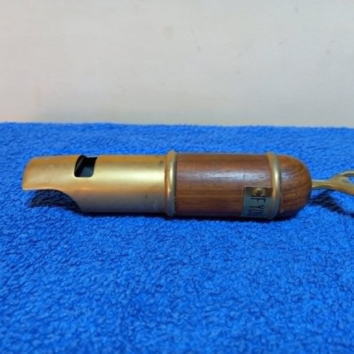 Whistle Bottle Opener vintage, used, brass, made in Italy