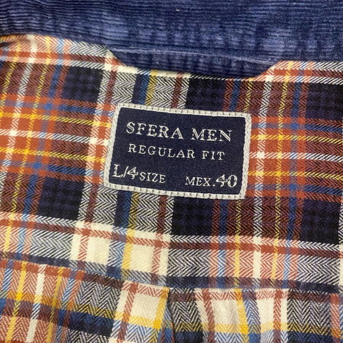 Sfera Men Checked Shirt Regular Fit Large like new