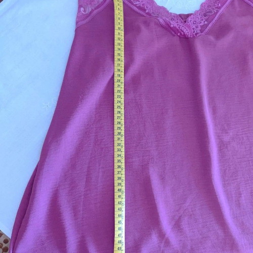 Women's top blouse with lace straps, magenta