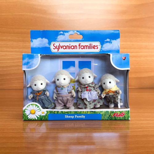 Sylvanian Families Collectible Set with Figures Sheep Family #4128 Sheep Exhausted NEW