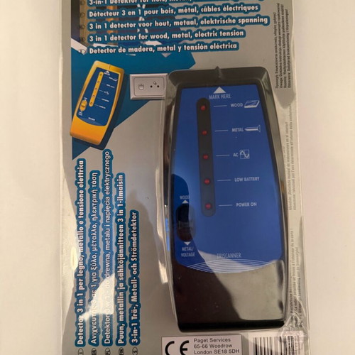 3-in-1 Detector for Wood, Metal, Electric Tension New