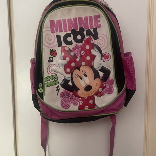 GIM School Backpack with Pencil Case used, Minnie Icon design