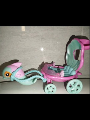 My Little Pony карета с делфин употребявана играчка