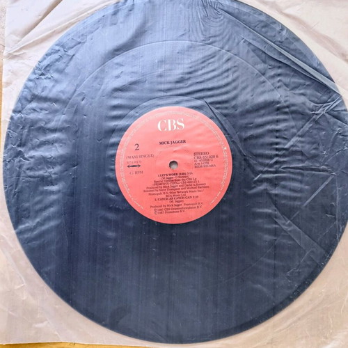 Mick Jagger Lets Work vinyl like new without cover