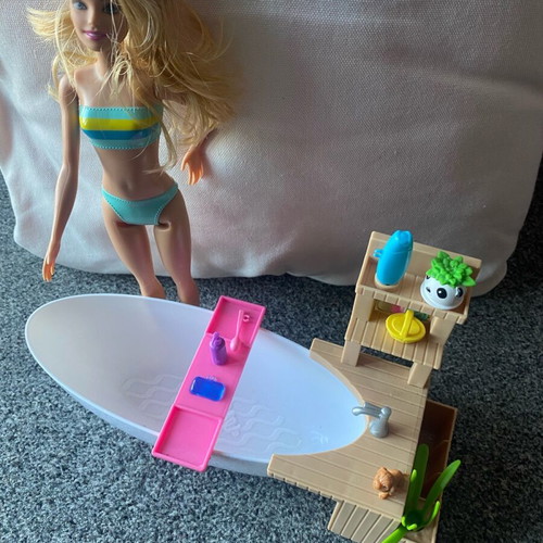 Spa Day Barbie Wellness Set Like New