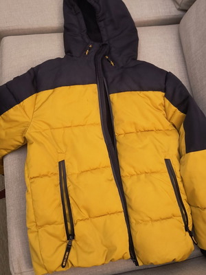 Cool Club jacket for 12-year-old boy like new, yellow and black